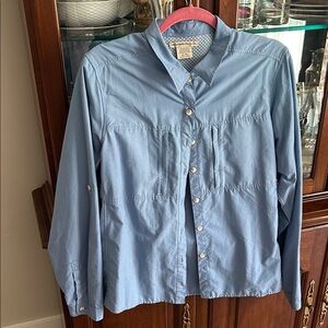 ExOfficio Light Blue Button-Down Shirt
